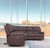 80" X 80" X 39" Brown Power Reclining Sectional (366241)