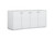 72" X 22" X 35" White Buffet (366267)