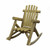31" X 42" X 41" Natural Wood Rocking Chair (370284)