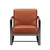 28" X 35" X 31" Camel Leather Accent Chair (370418)