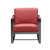 28" X 35" X 31" Red Leather Accent Chair (370420)