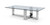 59" X 28" X 16" Clear Glass Coffee Table (372173)