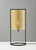 10" X 10" X 22.25" Bronze Metal Tall Table Lantern (372568)