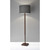 16" X 16" X 58.5" Walnut Wood Floor Lamp (372676)
