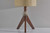 13" X 13" X 23.5" Walnut Wood Table Lamp (372866)