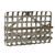 Galvanized Basket Weave Wall Basket (373208)