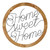 Black "Home Sweet Home" Wood And Metal Wall Decor (373305)