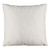 White Tweed Textured Velvet Square Pillow (373351)