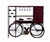 17" X 58.5" X 67.5" Maroon Tricycle Delivery Bar (374317)
