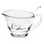 11" Mouth Blown Glass Gravy Sauce Boat With Ladle (376159)