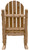 Rustic And Natural Cedar Adirondack Rocking Chair (376472)