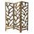 3 Panel Room Divider With Tropical Leaf (376797)