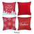 Set Of 4 - 18" Merry Christmas Throw Pillow Cover In Multicolor (376897)