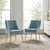Discern Upholstered Performance Velvet Dining Chair Set Of 2 EEI-4148-LBU