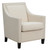 Beige Upholstered Accent Chair (379989)