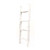 4 Step Rustic White Wood Ladder Shelf (380340)