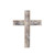 Rustic Weathered Grey Reclaimed Wood Cross Decoration (380343)