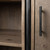 Medium Brown Wood And Metal Multi Shelves Shelving Unit (380592)