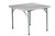 Work Smart 36" Square Resin Table - Light Grey (BT36)