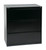 Osp Furniture 36" Wide 3 Drawer Lateral File With Core-Removeable Lock & Adjustable Glides - Black (LF336-B)