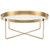 Traditional Gold Steel Round Gaultier Coffee Table (HGDE122)