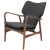 Traditional Gray Wood Rectangle Patrik Lounge Chair (HGEM554)