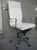 White Leather Carlo High Back Office Chair (HGJL305)