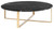 Traditional Black Steel Round Rosa Coffee Table (HGSX151)