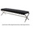 Traditional 59 Inch White Leather Square Auguste Bench (HGTA720)
