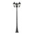 Central Square 3 Light Outdoor Post Lamp In Charcoal (7153EP/73)