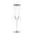 Windsor Flute With Silver Band Glass, 5.5 Oz. (Pack Of 16) By (WINSR-FLUTE-SLV)