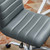 Ripple Armless Mid Back Vinyl Office Chair EEI-1532-GRY