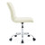 Ripple Armless Mid Back Vinyl Office Chair EEI-1532-WHI