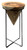 Suar Wood Cone W Iron Stand Irf23 (12016385)