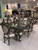 Platine Rococo Dining Table Room Set Of 9 (12012502)