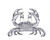 Crab Hanging Salt And Pepper Set (103934)