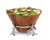 Olive Wood Salad Bowl (218O11)