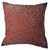 Baalbek Gray Velvet Pillow W/Applique & Silver Stitching (AZURE03A-GY)