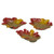 Fall Leaf Dishes (Pack Of 17) (28597)