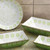 Leaf Green Vintage Flowers Serving Dishes - Set Of 3 (Pack Of 5) (26490)