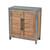 Badlands Drifted Oak With Aged Iron 2-Door Wood And Metal Chest (3138-451)