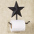 7 X 8 X 3.75" Black Barn Star Toilet Paper Holder (Pack Of 7) (63521)