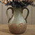 Large Aged Blue Handled Vase (Pack Of 2) (83498)