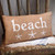 12X6" Small Burlap Beach/Starfish Pillow (Pack Of 12) (92671)