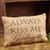 12X8" Burlap Goodnight Pillow (Pack Of 9) (92692)