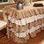 For 8' By 30" Table Multi Ruffle Tablecloth (93706)