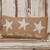 12X6" Small Burlap Starfish/Sandy Toes Pillow (Pack Of 12) (97331)
