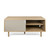 Dann Tv Stand With Wood Legs Oak/Pure White & Matte Grey 5603449401473