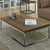 Prairie Rectangle Coffee Table Walnut Top/Chrome Legs 5603449623547