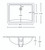 20.75" W CSA Rectangle Undermount Sink Set In White - Chrome Hardware (AI-23112)